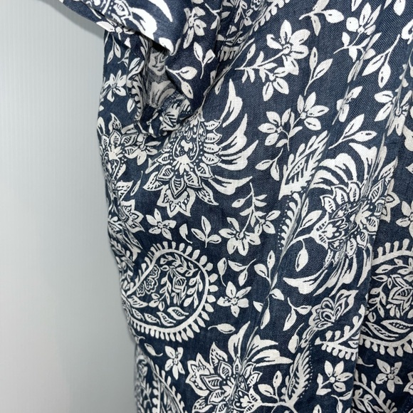 Sigrid Olsen 100% linen top size L - Picture 2 of 4